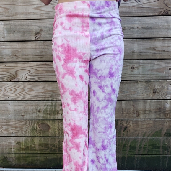 Dolls Kill Pants - Stunning Pink And Purple Bellbottoms NWT